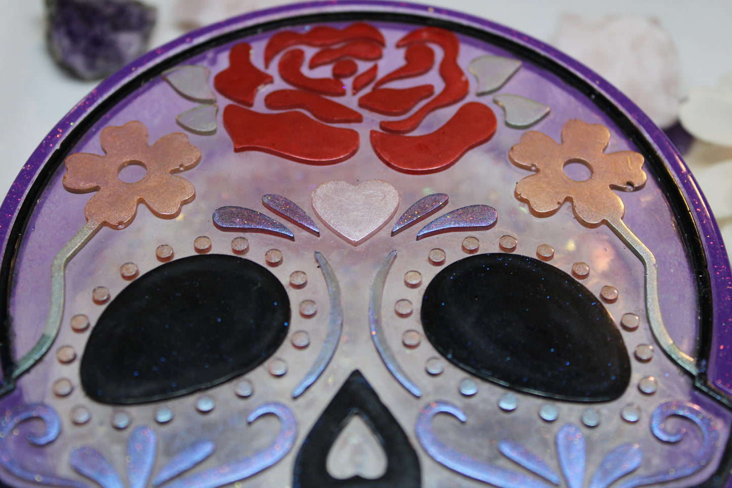 Large sugar skull box