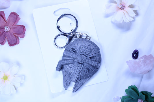 Millennium falcon keychain